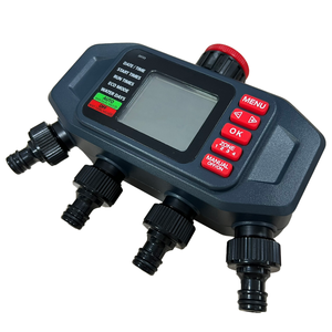 4-Zone Digital Water Timer with ECO <strong>Function</strong> Rain Delay Manual Auto <strong>Irrigation</strong> Programmable 4-Outlet Water Timer - Product Image 2