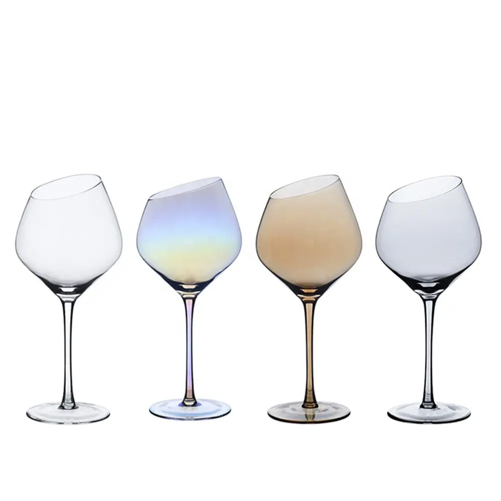 Bicchiere da vino all'ingrosso e bicchieri da Champagne calice bordeaux in cristallo senza piombo