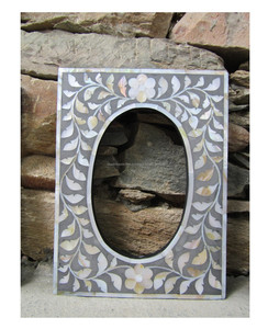 Taj tarzı çiçek tasarımı ile paspas kakma sanat çerçeve özelleştirilebilir fotoğraf ekran standı boyutları 4x6 8x10 6x8 yüksek talep özel Logo - Product Image 4