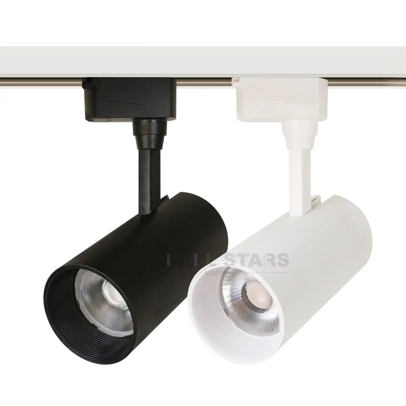 High Quality Focus Lamp Fixture LED Track Spot Light COB Spotlight Adjustable LED Track Light 30W 40W