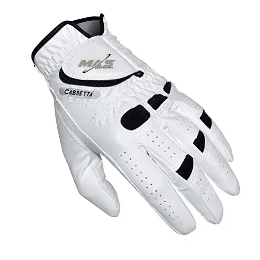 Высококачественные перчатки для гольфа от производителя Cabretta, мужские перчатки для гольфа из синтетической кожи PK, Индивидуальный бренд MSW 933, 50 шт., мягкая овечья ладонь в комплекте