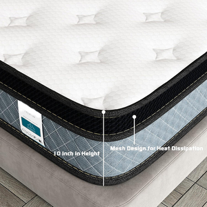 Materasso sottovuoto compresso da 12 pollici In Memory Foam per letto all'ingrosso materasso a molle elicoidali In scatola di cartone 7 Zone materasso In Memory Foam - Product Image 4