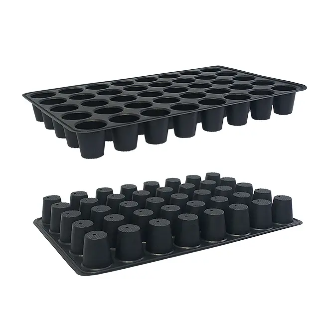 PS flower box herbal seeding foam wholesale fruit seedling tray STR-040-2 plate planting sections Flat cultivation