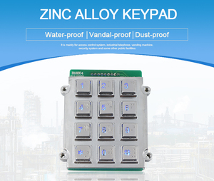 Zinc Alloy Braille <strong>Keyboard</strong> 3*4 Dial Telephone <strong>Numeric</strong> Keypad for Intercom Security System - Product Image 4