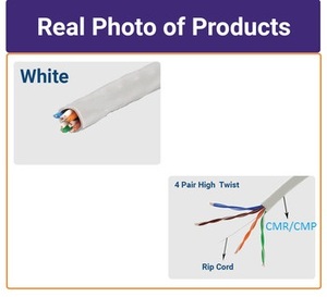 <strong>CAT5</strong> CAT5E 25AWG Rohs ISO Export E Series New Material PE PVC But Cheaper Price 1000ft <strong>Network</strong> 305 Meters Solid <strong>UTP</strong> Cat5e Cable - Product Image 5