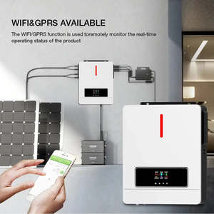 Inverter intelligente a doppia uscita da 4KW a 10KW Inverter On-Grid 24V 48V onda sinusoidale pura ibrido Inverter solare con Controller MPPT - Product Image 2