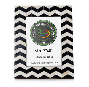 Handmade Exquisite Design Wooden Picture Frame by Falak World <strong>Export</strong> Bone Resin <strong>Inlay</strong> Decorative for Home Use - Product Image 2
