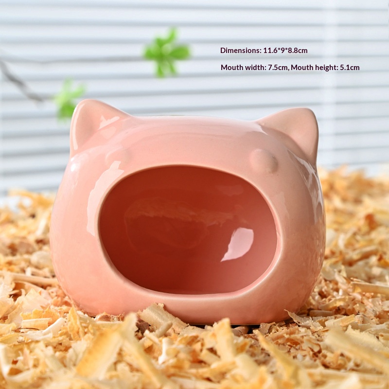Grand lit pour chat rose