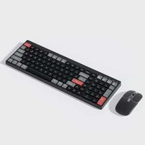 Teclado y ratón Walmet para PC y ordenador portátil, teclado RGB portátil 60%, teclado para juegos, teclados retroiluminados RGB para ordenador