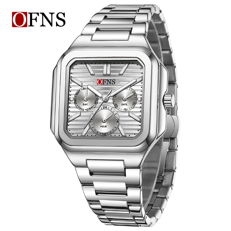 Steel belt silver white