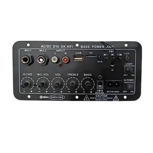 Home <strong>Amplifier</strong> with Mono Channel Bluetooth 30-120W <strong>Output</strong> FM Radio USB TF SD Mic Remote Bass <strong>Control</strong> Mic for Home Use - Product Image 2