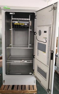19英寸户外电信机柜机柜机架，带电信设备空调 - Product Image 2