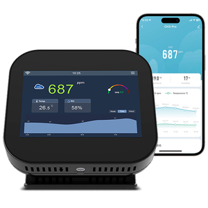 Ev için çift kanallı NDIR akıllı CO2 metre, Tuya APP kontrol WiFi CO2 metre ev odası sınıf için 15 yıl İsviçre sensörü - Product Image 1