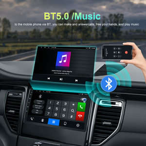 Universal DSP 9 pulgadas 2 Din Android 10 coche reproductor Multimedia estéreo radio GPS navegación DVD Video Carplay - Product Image 3