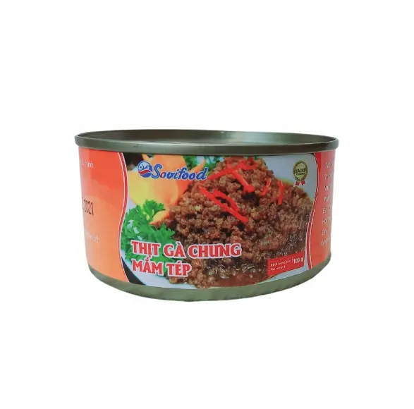 Canned Food Canned Meat Stewed Chicken with Shrimp Paste Canned Delicious Taste Ensuring Food Quality And Safety