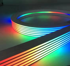 Addressable RGB เปลี่ยนสีได้ dreamlite สำหรับร้านค้าชื่อโลโก้ป้ายนีออนตัวอักษรกลางแจ้งป้ายไฟนีออน LED แบบกำหนดเอง