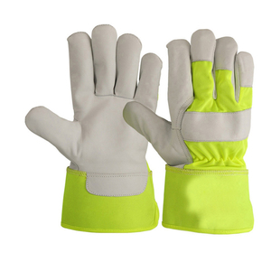 En özel ağır dana bölünmüş deri iş eldivenleri çift palm Anti-Cut emniyet donatıcı eldiven endüstriyel emek koruma - Product Image 3