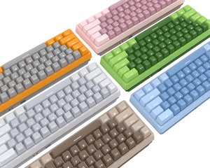 定制60% 61键铝无线机械游戏键盘有线游戏键盘RGB超紧凑迷你键盘 - Product Image 6