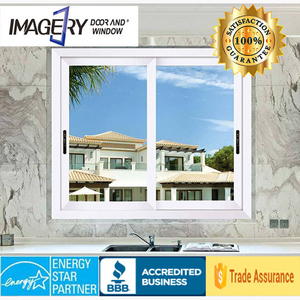 Aluminium Glass Sliding <strong>windows</strong> <strong>with</strong> Inserted Blinds <strong>Built</strong>-in Shutter Privacy Design - Product Image 2