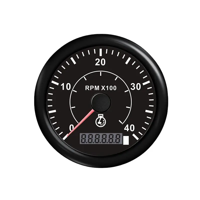 Universal 85mm tacómetro medidor de temperatura de agua de presión de aceite Contador horas Tacho 4000RPM 