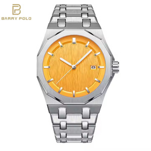 BARRY POLO Trend Quarz Kalender Wasserdichte Herren uhren Luxus Multifunktions Fancy Square Edelstahl Herren uhr