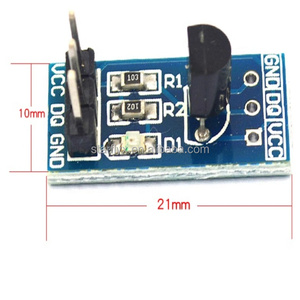 FYX Stock DS18B20 Módulo de sensor de medición de temperatura 18b20 Módulo de temperatura Bus Único Digital Compatible ARDUINO Board DC3 ~ 5V