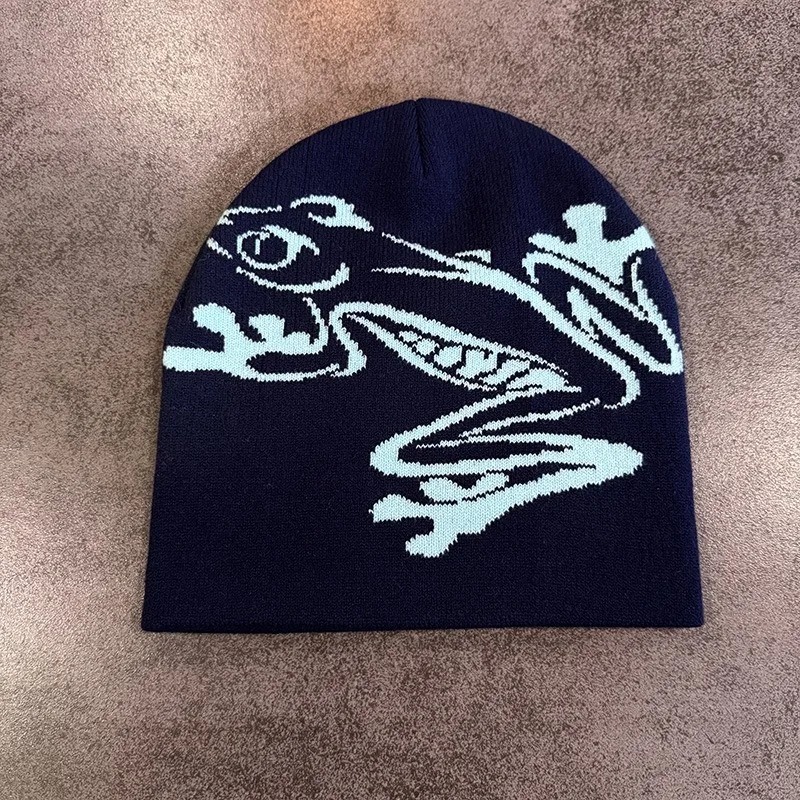Grenouille bleu marine