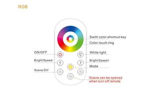 Neue (DIM/ CCT/ RGB/ RGBW/ RGB CCT) RF Full Touch Remote LED-Steuerung - Product Image 4