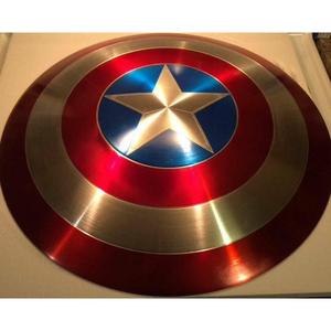 Marvel <strong>Avengers</strong> 22'' Captain Shield Metal Prop - Screen Accurate 1:1 Scale Steve Rogers Shield - Product Image 5