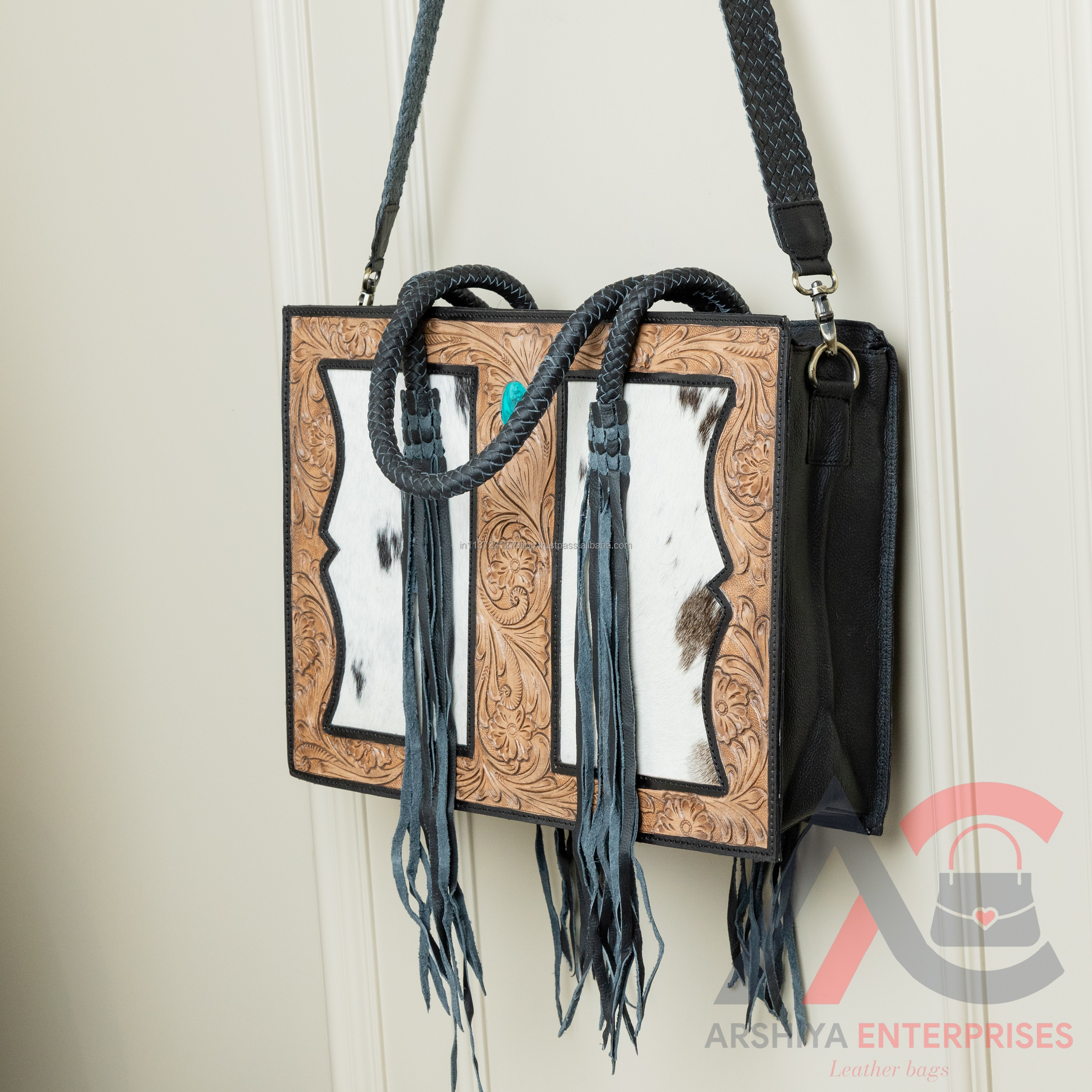 Black With Tan Tooling