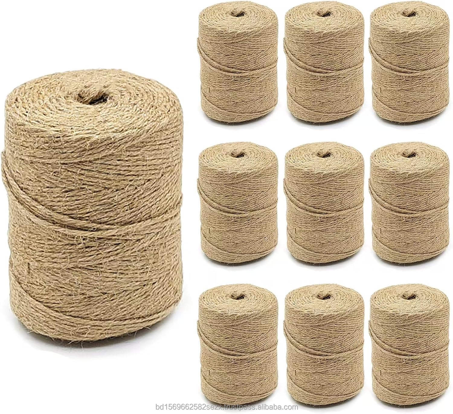 100% natural jute color