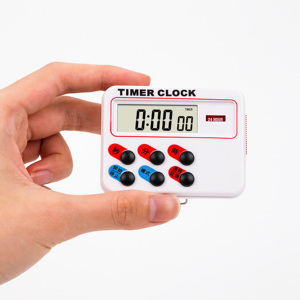 Magnetico LCD digitale cucina conto alla rovescia 24 ore Timer con supporto bianco pratico studio doccia cucina uovo Timer da scrivania sveglia - Product Image 4