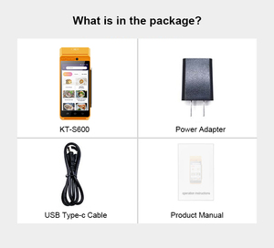 POS терминал для оплаты кредитной карты, магнитная карта, микросхема, NFC, QR-код 4G BT Android, Встроенный термопринтер - Product Image 4
