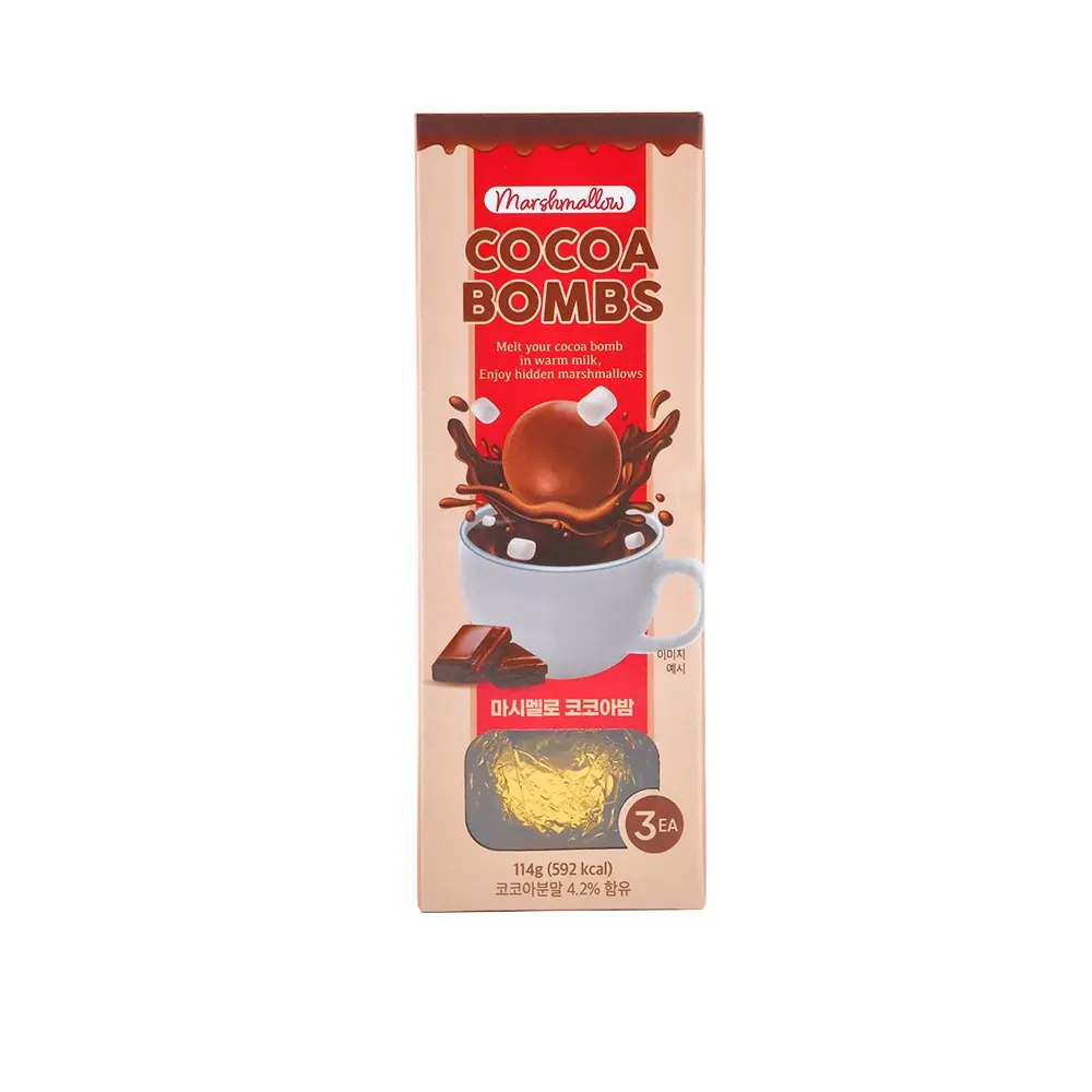 Venta al por mayor de Chocolate Bomba Galletas Café Potable Caliente Hogar Chocolate