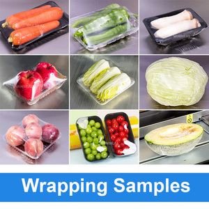 Dağıtım merkezi kullanımı sarılmak Film sebze et tavuk sarma paketleme makinesi ile tartı - Product Image 2
