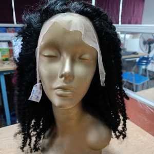 Best Vendor 100% Unprocessed Vietnamese Human Hair Transparent Lace Cuticle Aligned Afro Kinky Wig High Quality <strong>WholesalePrice</strong> - Product Image 3