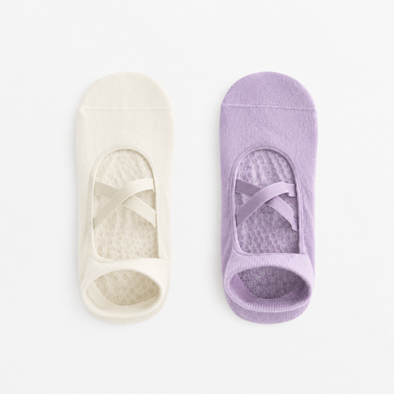 Lavender and White