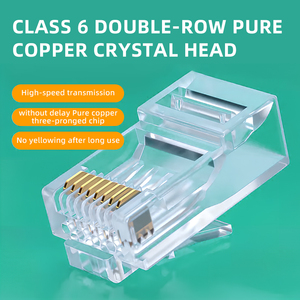 Mạ Vàng CAT5e <span class=keywords><strong>CAT6</strong></span> cat6A <span class=keywords><strong>FTP</strong></span> RJ45 nối 8P8C không được che chở máy tính cắm cho kết nối mạng Ethernet kết nối - Product Image 2