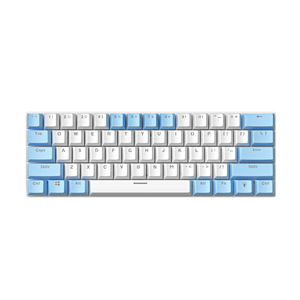 Teclado mecánico RGB arcoíris Led retroiluminado mecánico 61 teclas teclados para juegos con cable para Pc ordenador portátil 60% teclado para juegos - Product Image 1
