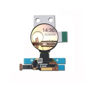 0.96 "IPS LCDスクリーンパネル2.4 0.96インチTFT LCDディスプレイ128x64カラーラウンドディスプレイスクエアラウンドウォッチディスプレイLCDモジュール - Product Image 1