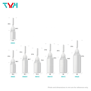 低密度聚乙烯 (LDPE) | PP软挤压塑料安瓿血清滴管与螺旋喷嘴盖3毫升5毫升8毫升10毫升15毫升20毫升 (HN系列) - Product Image 2