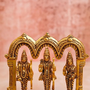 Traditional Indian Handcrafted Ram Darbar Showpiece Decorative Objects As Gift Item