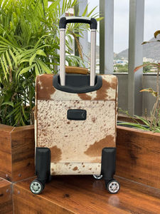 2025 Trending Travel Luggage High Quality <strong>100</strong>% Genuine Cowhide Leather <strong>Trolley</strong> Travel Luggage Suitcase Travelling Bag for Unisex - Product Image 5