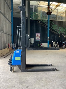Prezzo a buon mercato per 1,5 Ton Pallet <span class=keywords><strong>Stacker</strong></span> elettrico M1-1,5 T-2M batteria al piombo idraulico carrello elevatore pedonale del motore di garanzia 1 anno