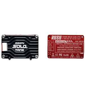 RUSH TANK SOLO 5.8G VTX Video <strong>Transmitter</strong> 1.6W High Power 48CH CNC Shell Built-in Microphone for <strong>RC</strong> <strong>FPV</strong> Racing Drone RUSHFPV - Product Image 2