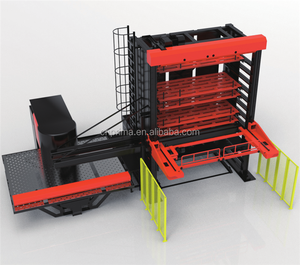 金属板収納ラック炭素鋼亜鉛メッキシートの自動ロードおよびアンロードシステム - Product Image 2