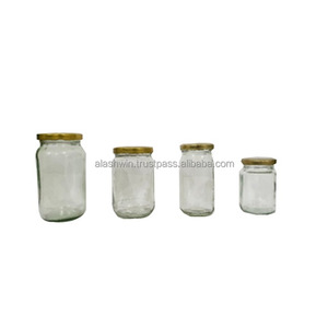 Üst satıcı dekoratif mühürlü uzun borosilikat cam gıda depolama şişesi konteyner teneke kutu kapaklı kavanoz hindistan'dan - Product Image 4