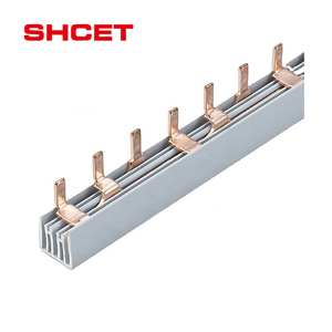Yüksek kaliteli U tipi bakır bara 63A 1P 2P 3P 4P Mcb bakır bara bağlayıcı Pan montaj bara - Product Image 2