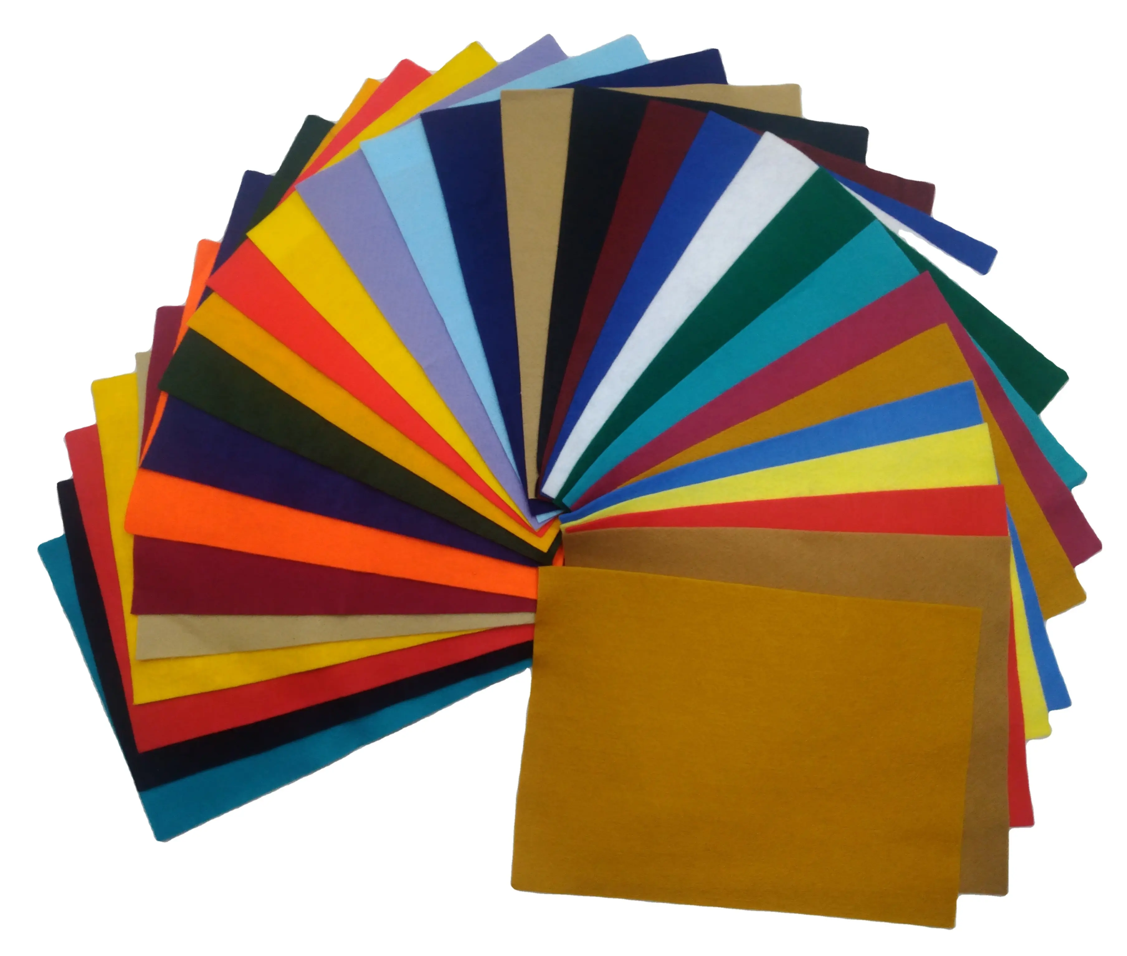 Polyester keçe % 100% polyester elyaf 200gsm yd1.0 mm kalınlığında iğne yumruk keçe genişliği 20*30cm keçe kumaş polyester keçe en