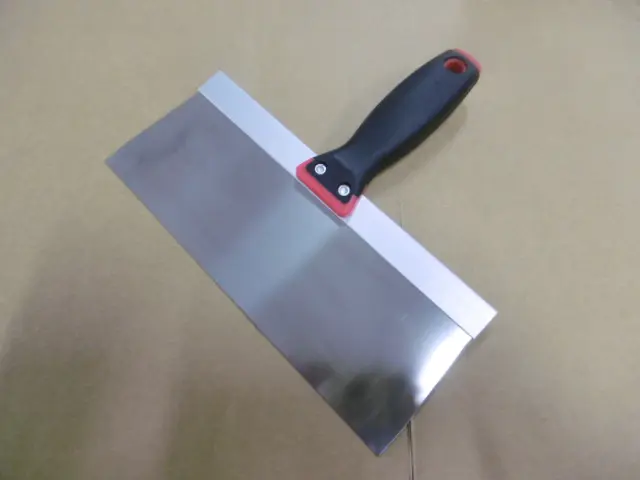 Yumuşak kavrama kolu ile paslanmaz çelik bantlama bıçağı